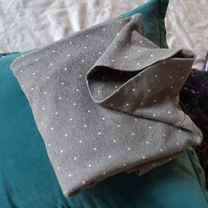 L.L. Bean long sleeve polka dot turtle neck